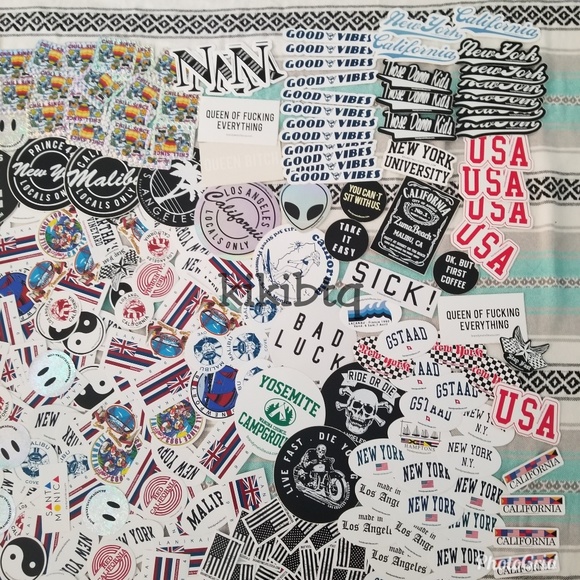 Brandy Melville sticker bundle + bracelet - Picture 5 of 8